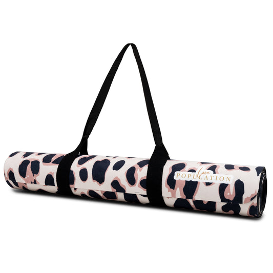 Stylish Yoga Mat With Exotic Print Leopard