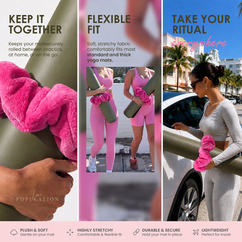 YOGA MAT SCRUNCHIE