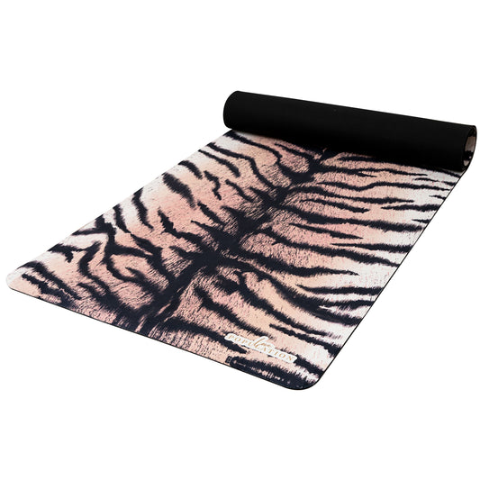 Stylish Yoga Mat With Exotic Print Tiger